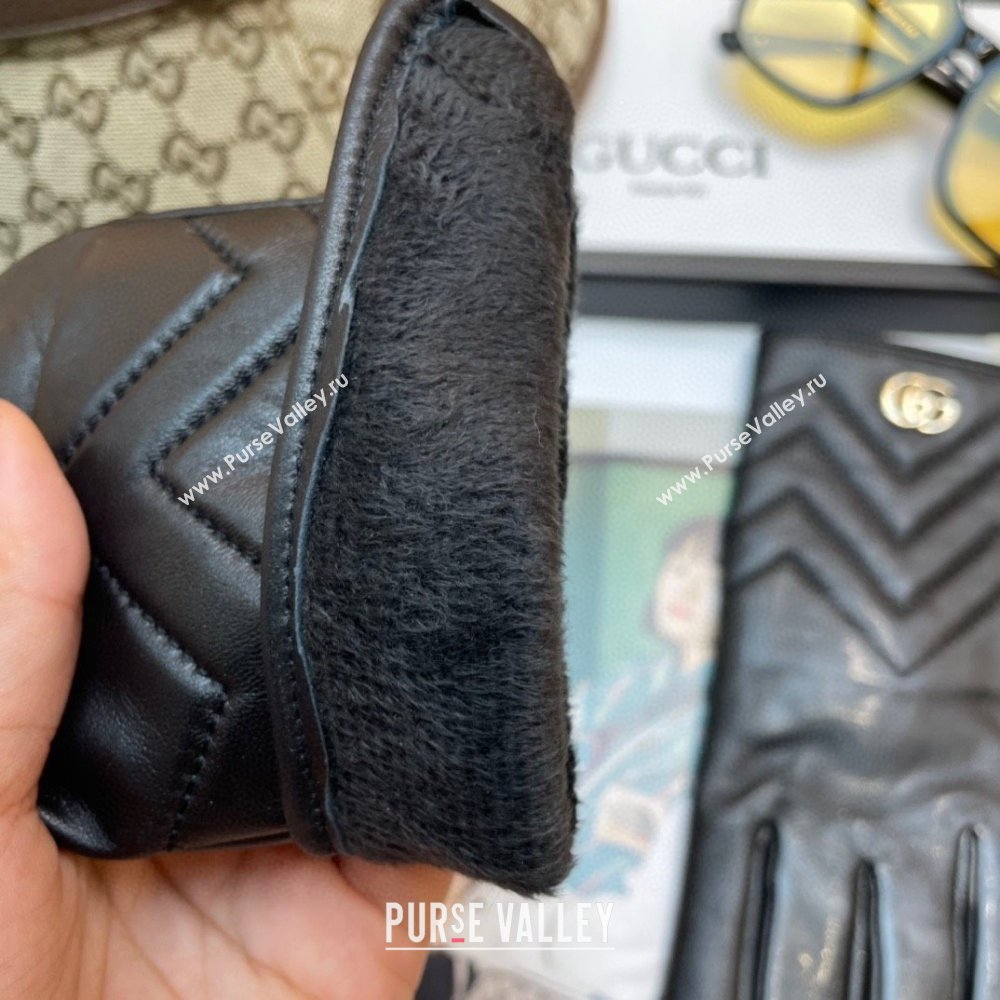Gucci GG MARMONT Gloves BLACK (SHISHANG-231211-04)