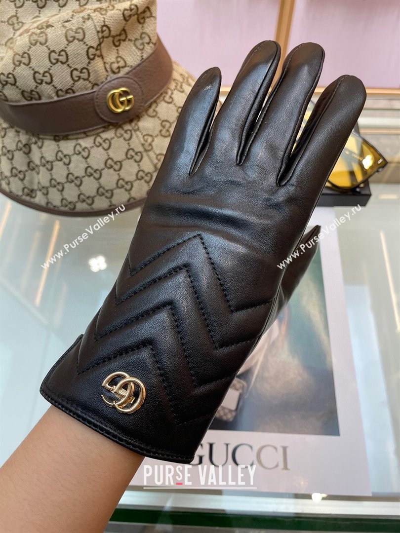 Gucci GG MARMONT Gloves BLACK (SHISHANG-231211-04)