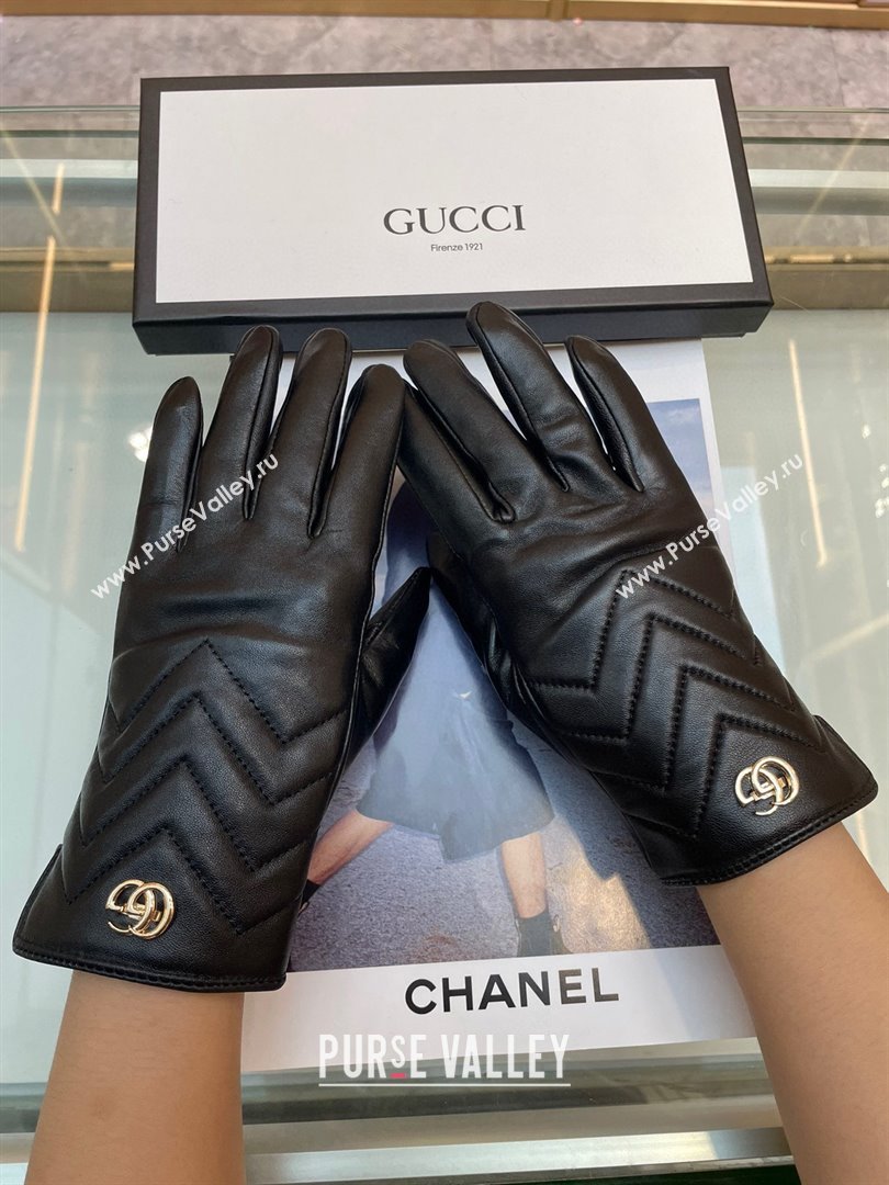 Gucci GG MARMONT Gloves BLACK (SHISHANG-231211-04)