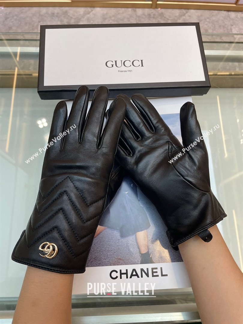 Gucci GG MARMONT Gloves BLACK (SHISHANG-231211-04)