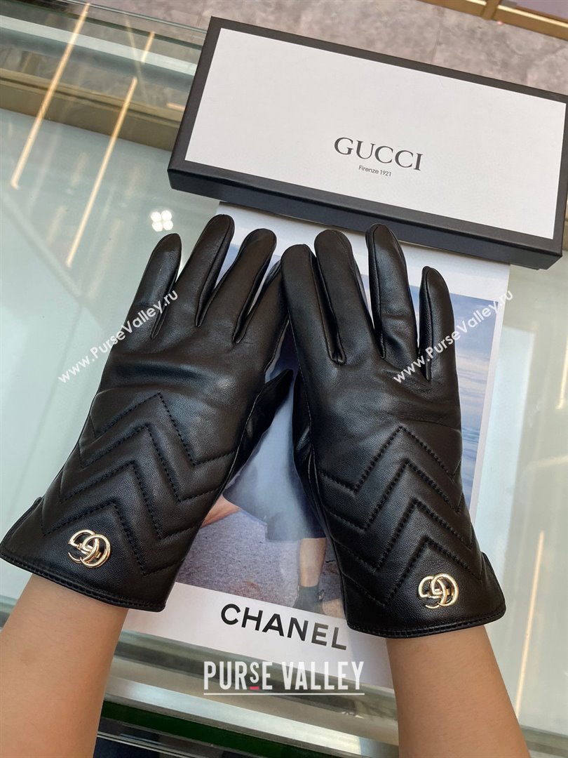 Gucci GG MARMONT Gloves BLACK (SHISHANG-231211-04)