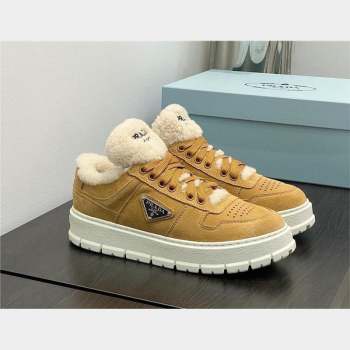 Prada Suede sneaker 1E947M ecru 2023 (kaola-231009-04)