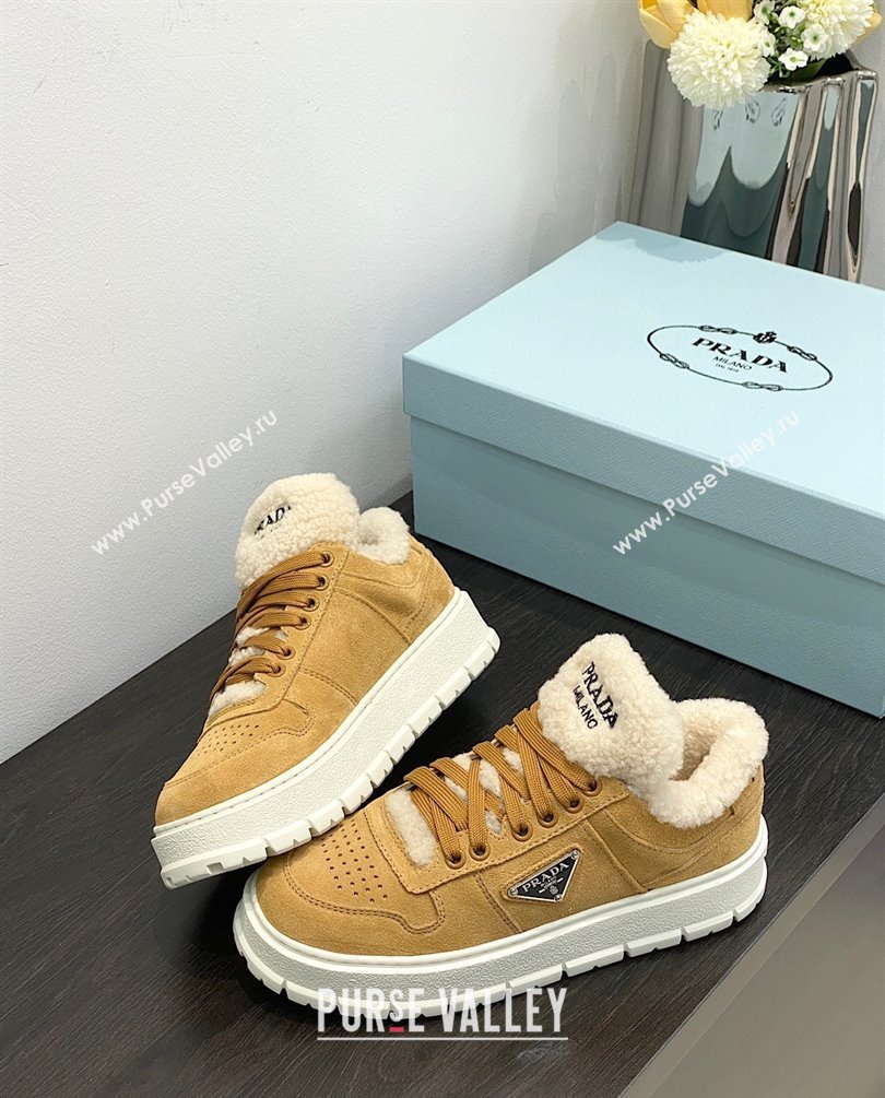 Prada Suede sneaker 1E947M ecru 2023 (kaola-231009-04)