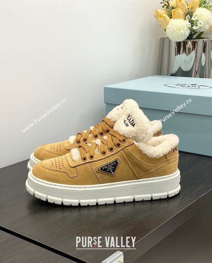 Prada Suede sneaker 1E947M ecru 2023 (kaola-231009-04)