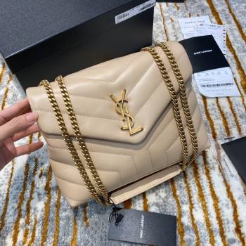 Saint Laurent Babylone Leather Handbag