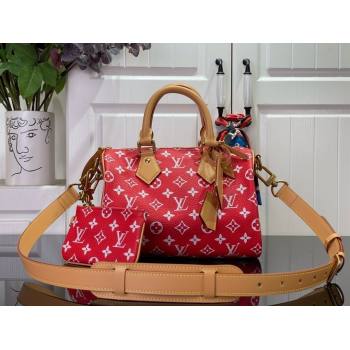 louis vuitton Speedy Bandoulière 25 bag red M24425 2024 (kiki-240123-01)