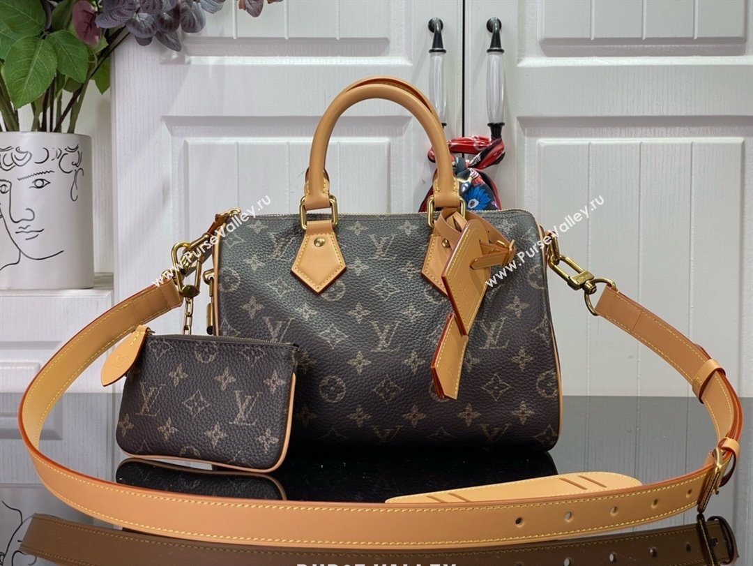 louis vuitton Speedy Bandoulière 25 bag M24443 2024 (kiki-240123-02)