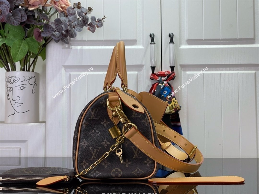 louis vuitton Speedy Bandoulière 25 bag M24443 2024 (kiki-240123-02)