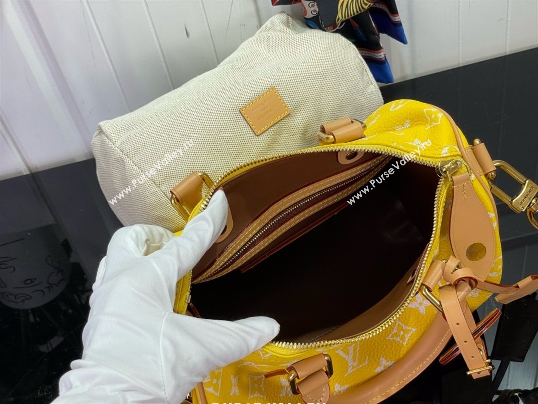 louis vuitton Speedy Bandoulière 25 bag M24426 2024 (kiki-240123-04)