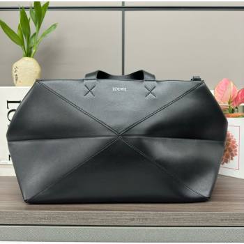 LOEWE PUZZLE FOLD DUFFLE TOTE BLACK 2024 (YONGSHENG-240123-02)