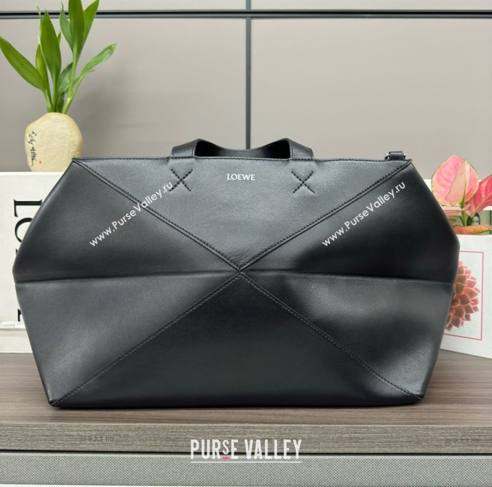 LOEWE PUZZLE FOLD DUFFLE TOTE BLACK 2024 (YONGSHENG-240123-02)