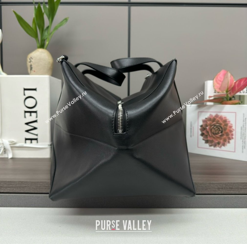 LOEWE PUZZLE FOLD DUFFLE TOTE BLACK 2024 (YONGSHENG-240123-02)