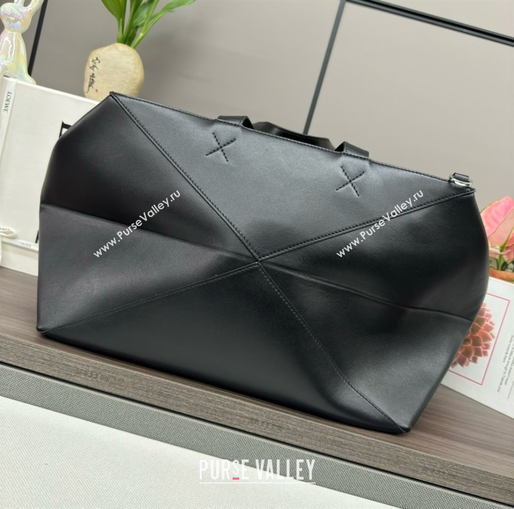 LOEWE PUZZLE FOLD DUFFLE TOTE BLACK 2024 (YONGSHENG-240123-02)