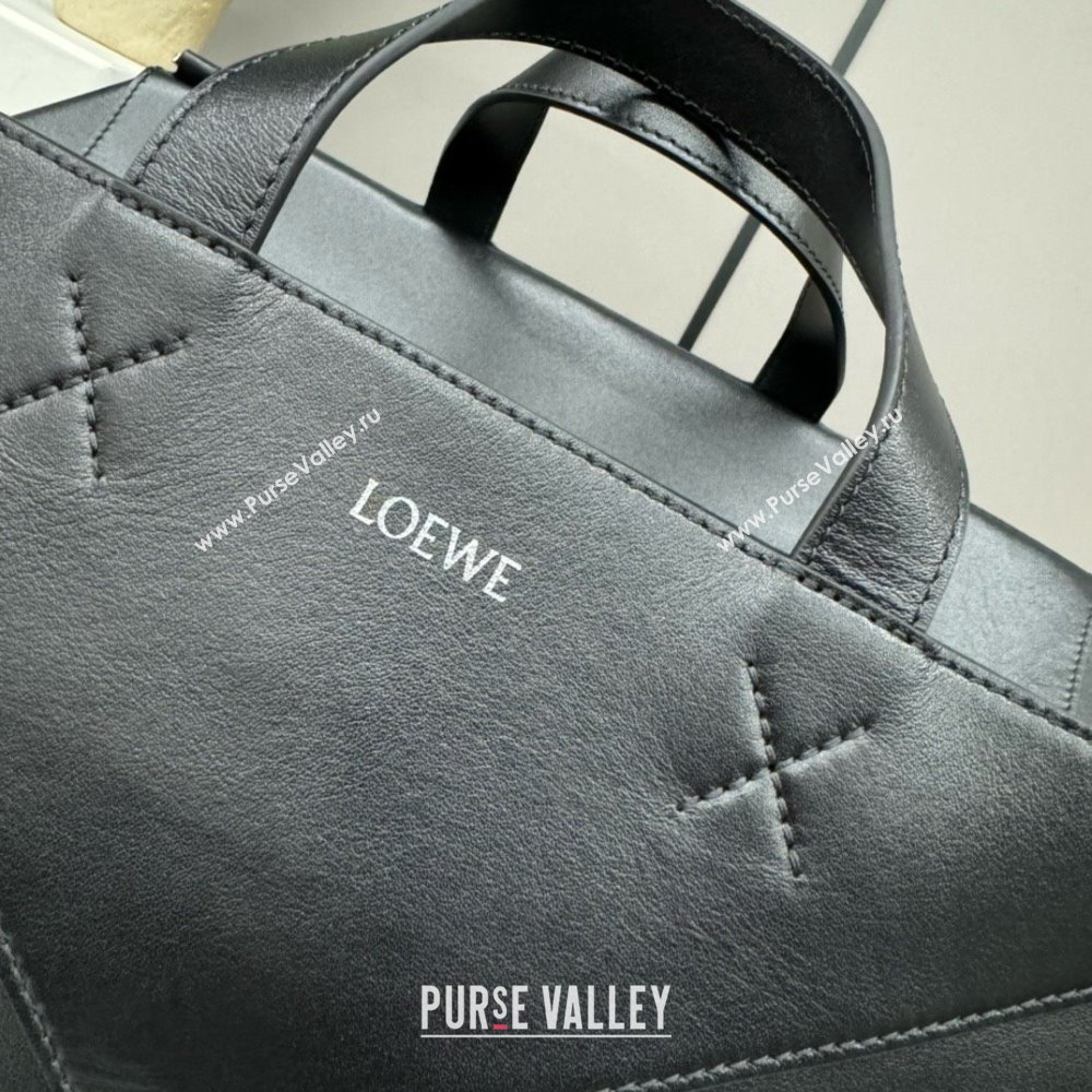 LOEWE PUZZLE FOLD DUFFLE TOTE BLACK 2024 (YONGSHENG-240123-02)