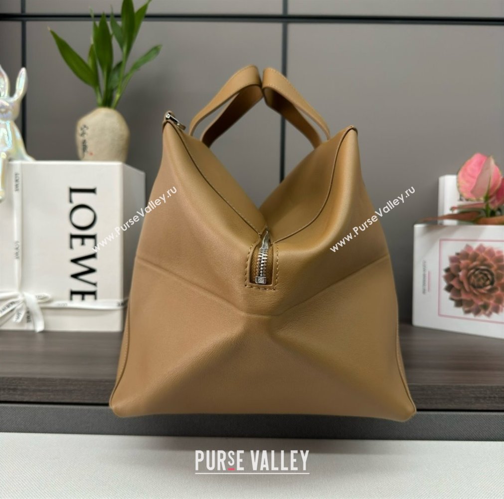 LOEWE PUZZLE FOLD DUFFLE TOTE BROWN 2024 (YONGSHENG-240123-01)