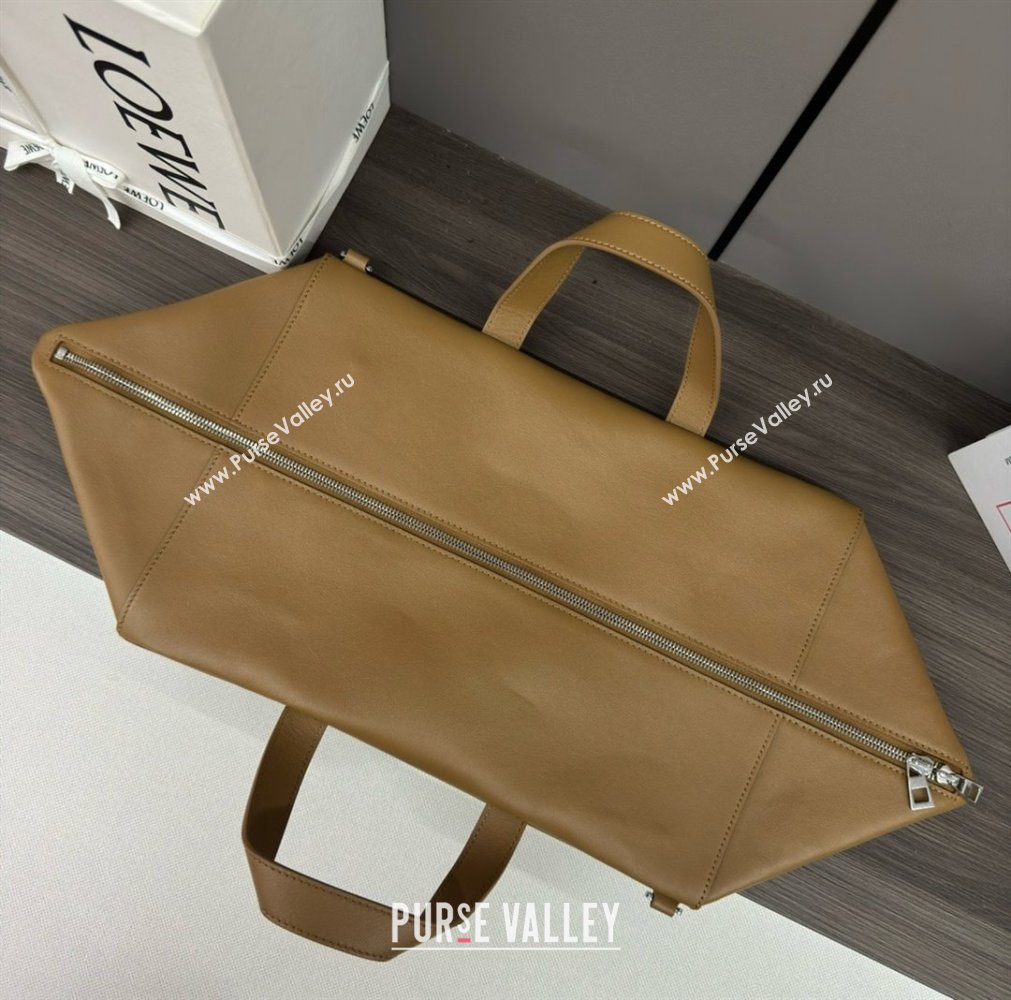 LOEWE PUZZLE FOLD DUFFLE TOTE BROWN 2024 (YONGSHENG-240123-01)