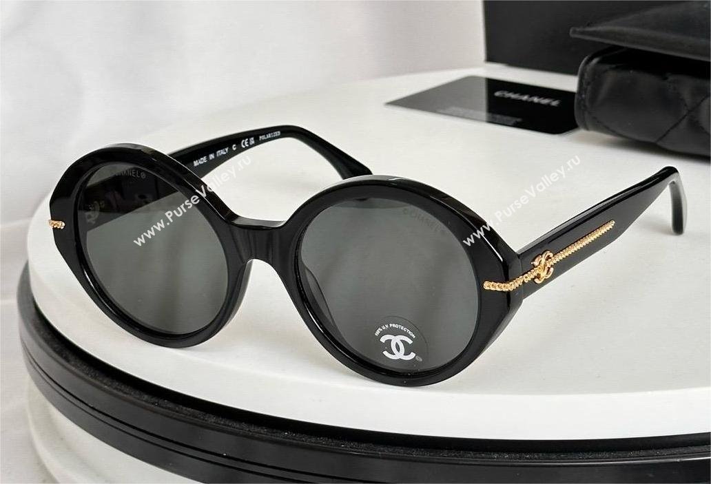 Chanel Round Sunglasses A71566 02 2024 (SHISHANG-240417-07)