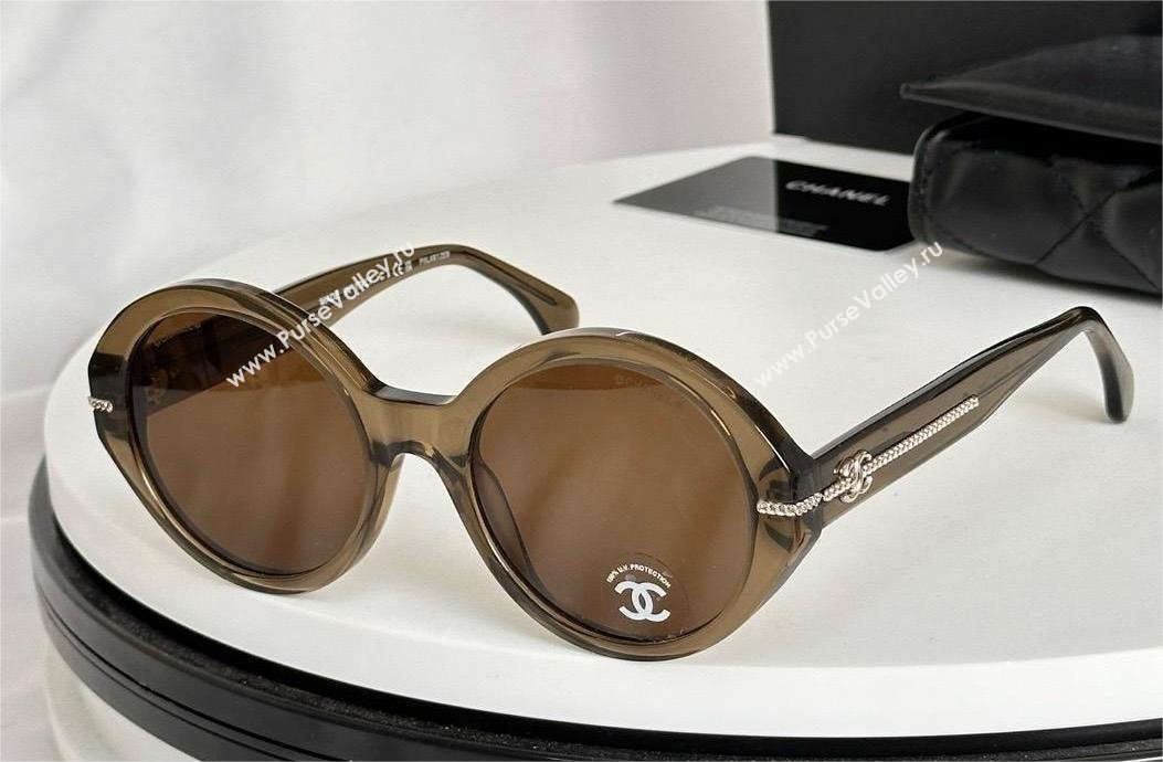 Chanel Round Sunglasses A71566 04 2024 (SHISHANG-240417-09)