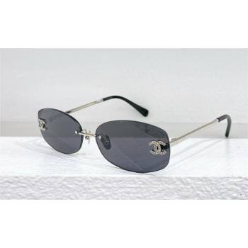 Chanel Oval Sunglasses A71559 03 2024 (SHISHANG-240417-33)