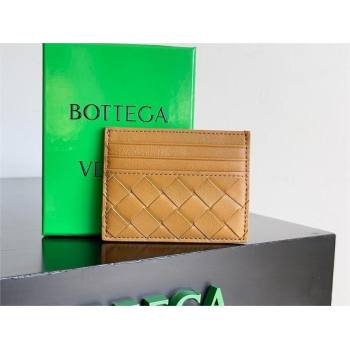 Bottega Veneta Intrecciato Credit Card Case beige 2024 (MISU-240123-11)