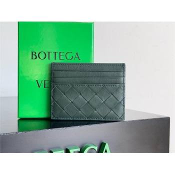 Bottega Veneta Intrecciato Credit Card Case aloe 2024 (MISU-240123-10)