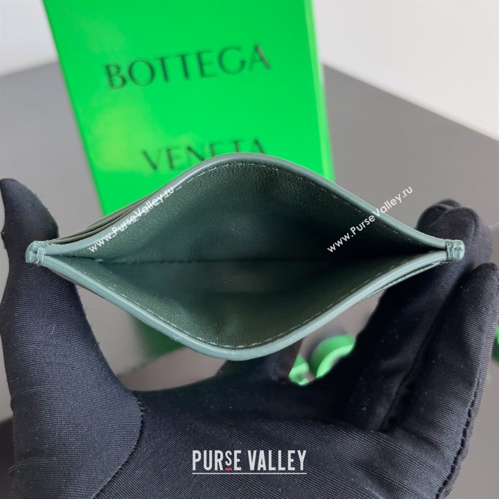 Bottega Veneta Intrecciato Credit Card Case aloe 2024 (MISU-240123-10)