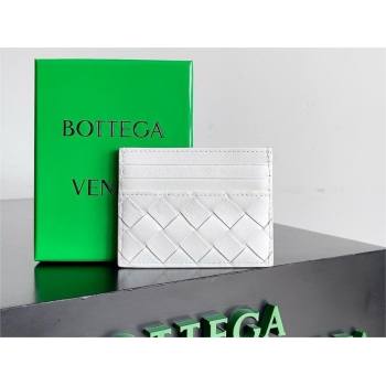 Bottega Veneta Intrecciato Credit Card Case white 2024 (MISU-240123-12)