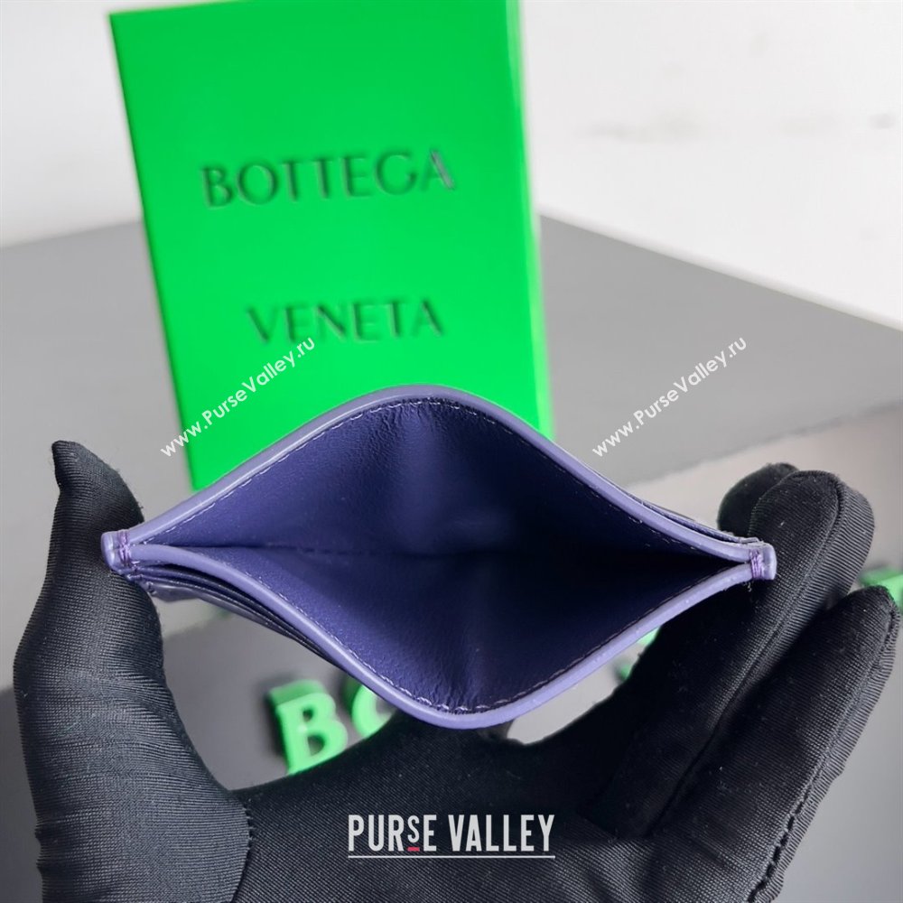 Bottega Veneta Intrecciato Credit Card Case royal blue 2024 (MISU-240123-13)