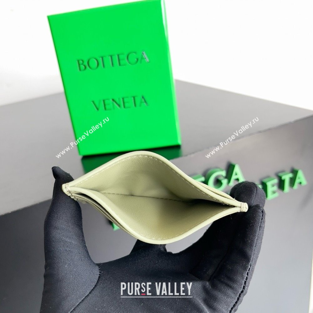 Bottega Veneta Intrecciato Credit Card Case apple green 2024 (MISU-240123-15)