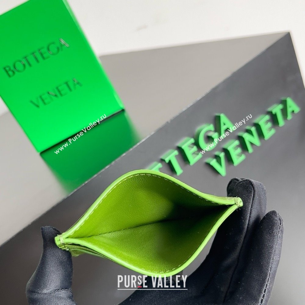 Bottega Veneta Intrecciato Credit Card Case Avocado 2024 (MISU-240123-19)