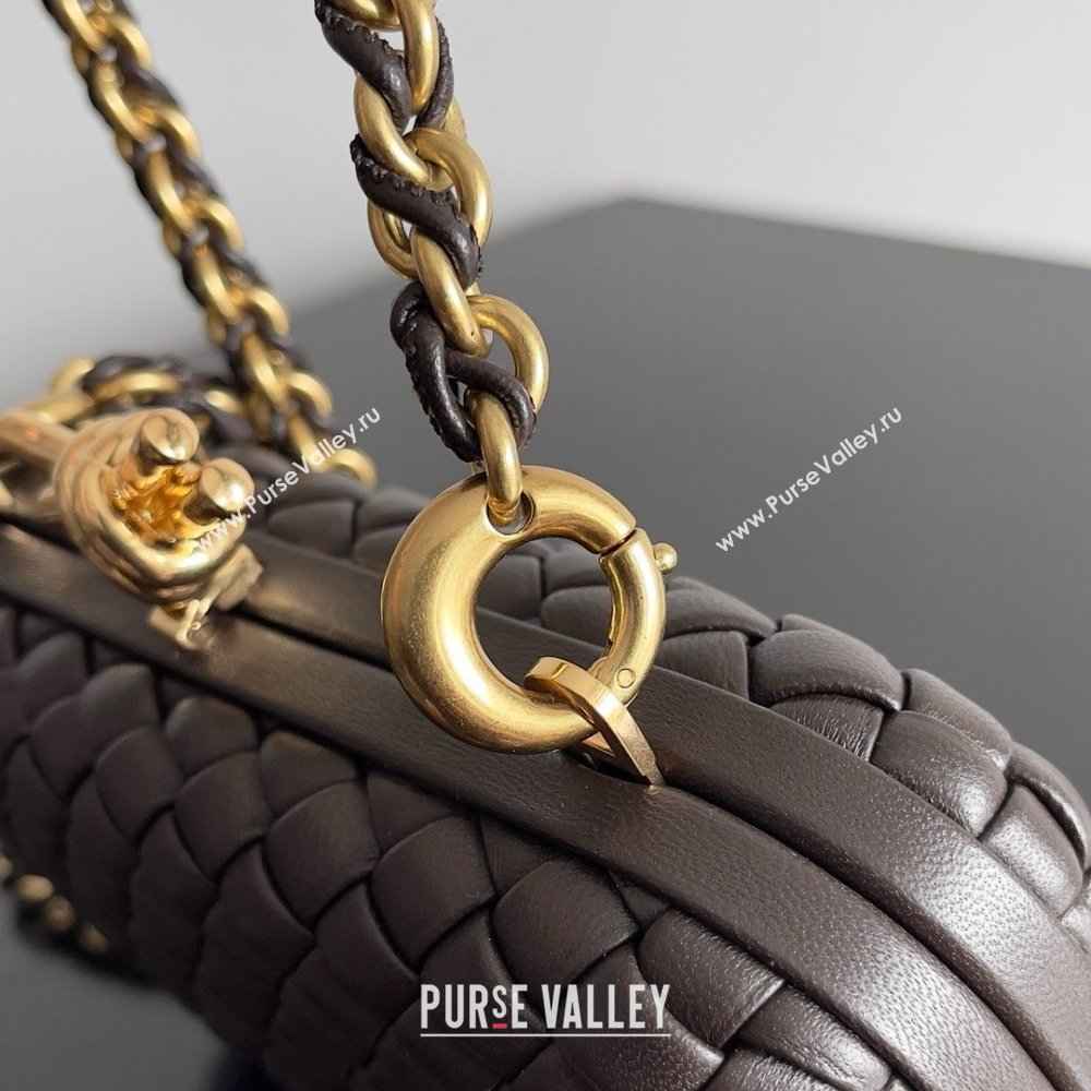 Bottega Veneta Minaudiere knot clutch Fondant 2024 (MISU-240123-06)