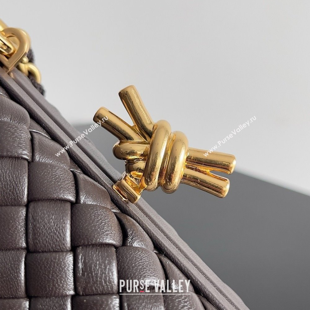 Bottega Veneta Minaudiere knot clutch Fondant 2024 (MISU-240123-06)