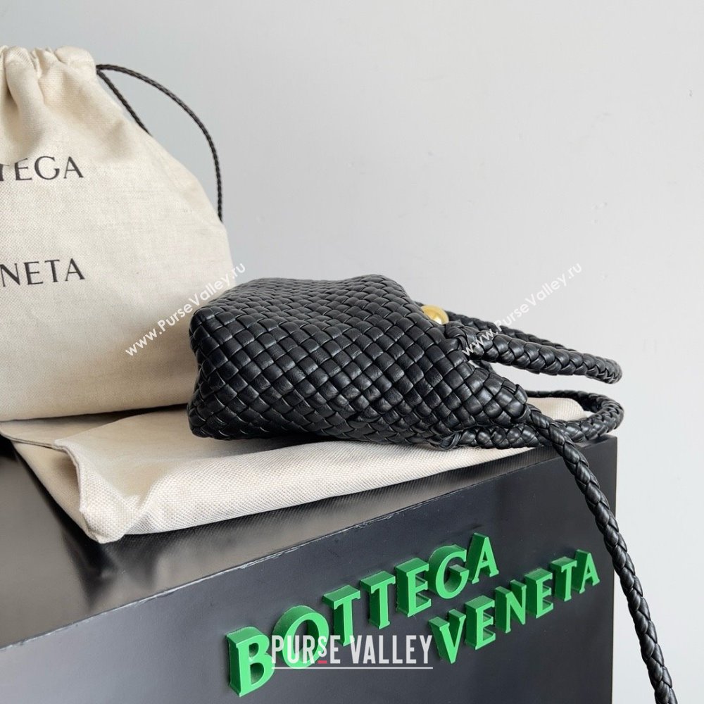 Bottega Veneta black calfskin Mini Tosca bag 2024 (MISU-240123-05)