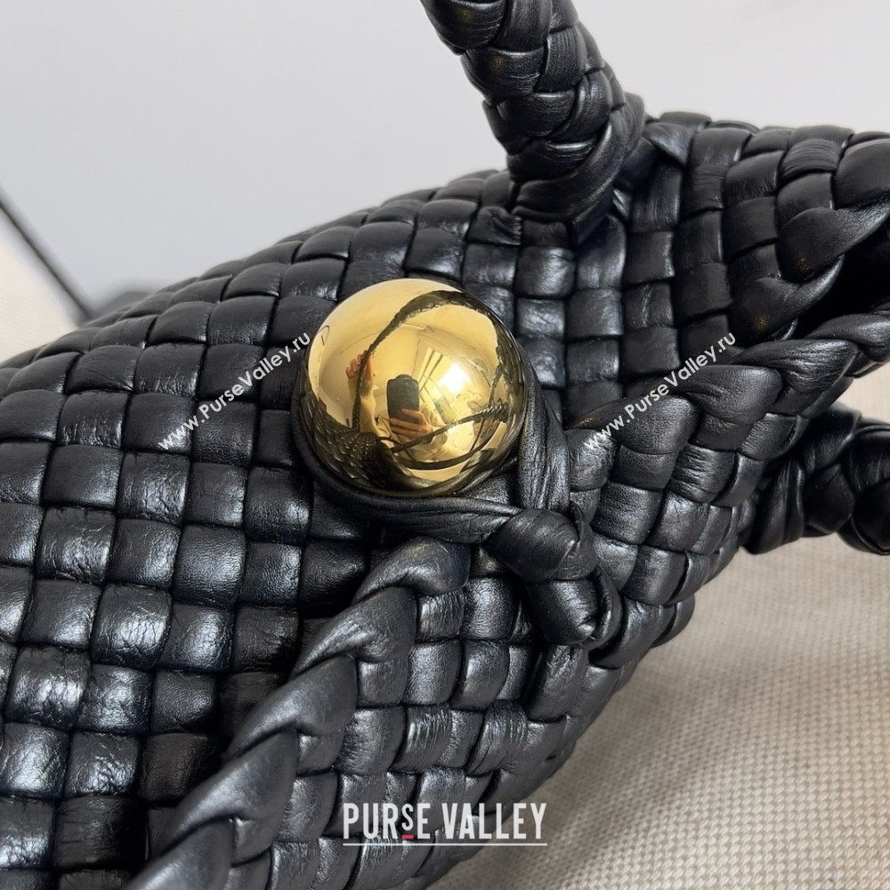 Bottega Veneta black calfskin Mini Tosca bag 2024 (MISU-240123-05)