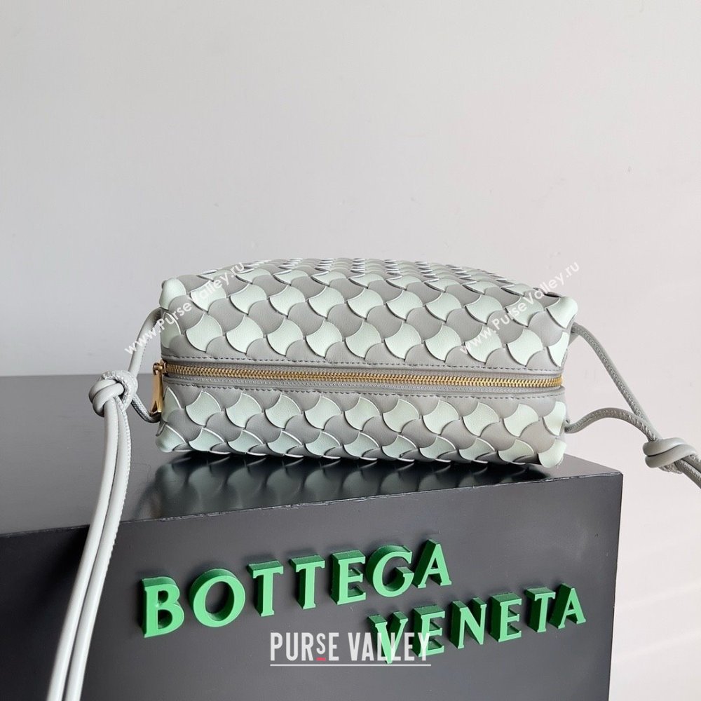 Bottega Veneta Small Loop Camera Bag Agate grey / Glacier 2024 (MISU-240123-09)