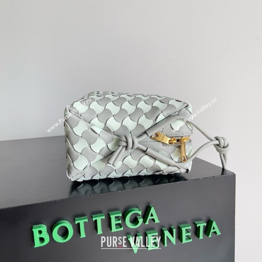 Bottega Veneta Small Loop Camera Bag Agate grey / Glacier 2024 (MISU-240123-09)