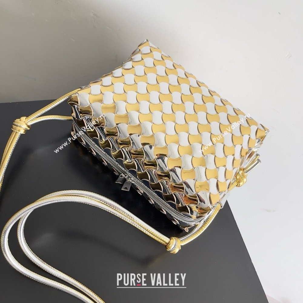 Bottega Veneta Small Loop Camera Bag Silver/gold 2024 (MISU-240123-07)