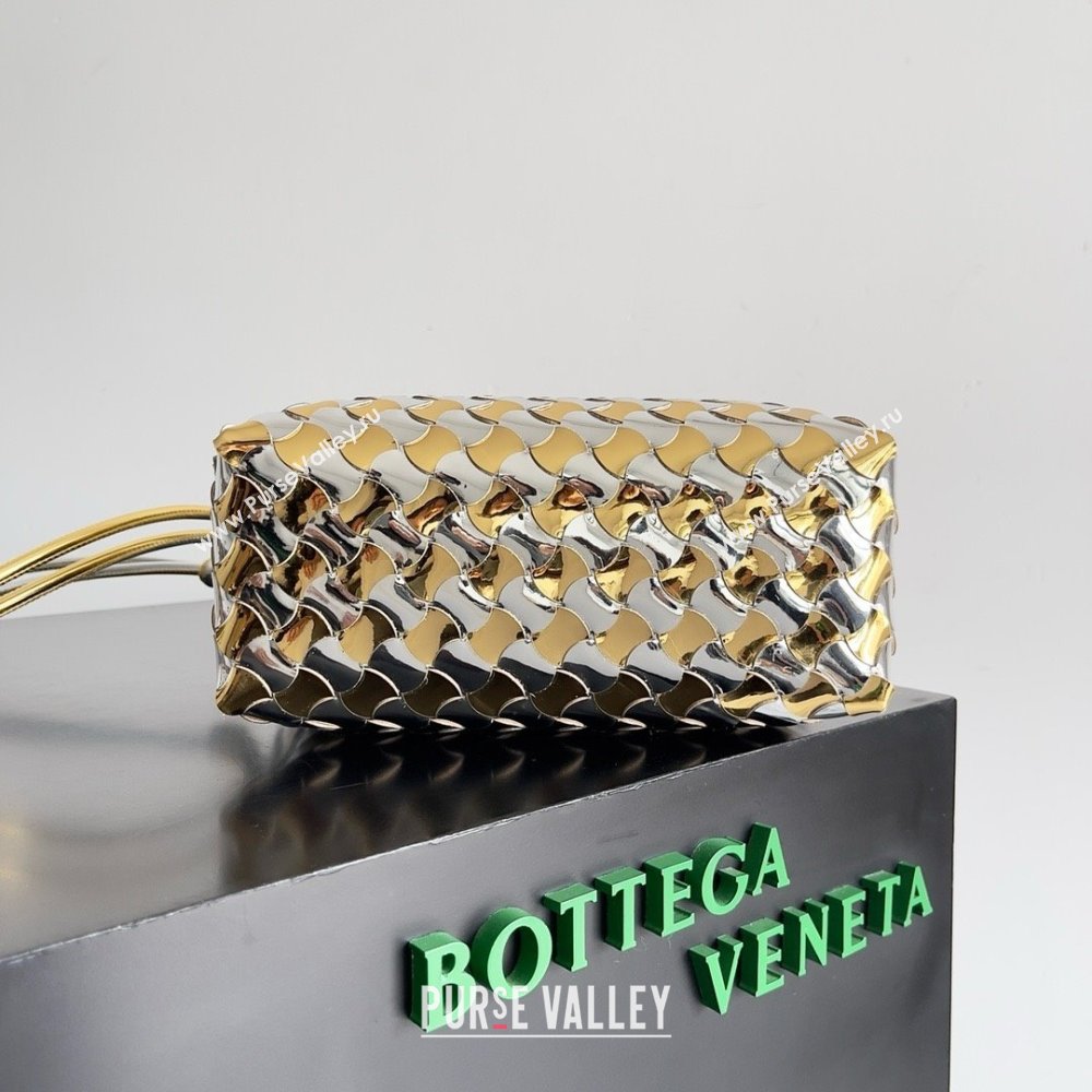 Bottega Veneta Small Loop Camera Bag Silver/gold 2024 (MISU-240123-07)