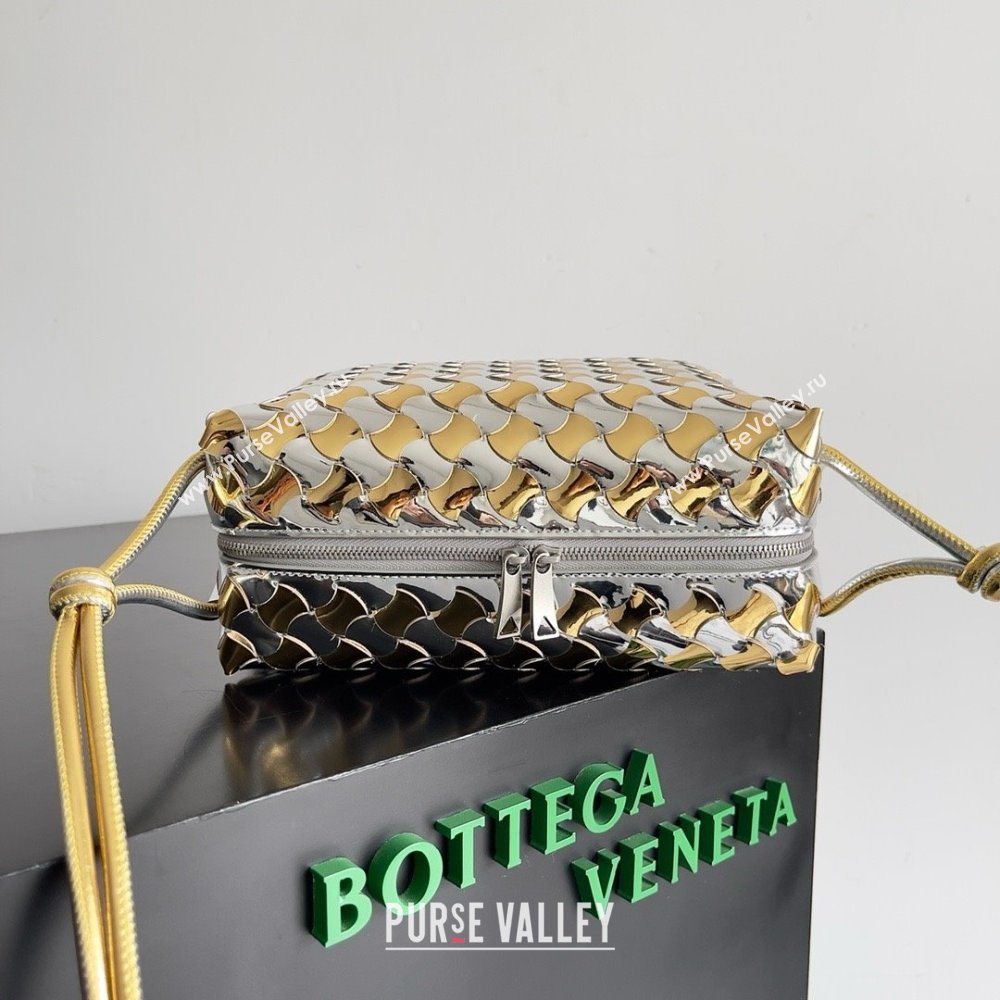 Bottega Veneta Small Loop Camera Bag Silver/gold 2024 (MISU-240123-07)