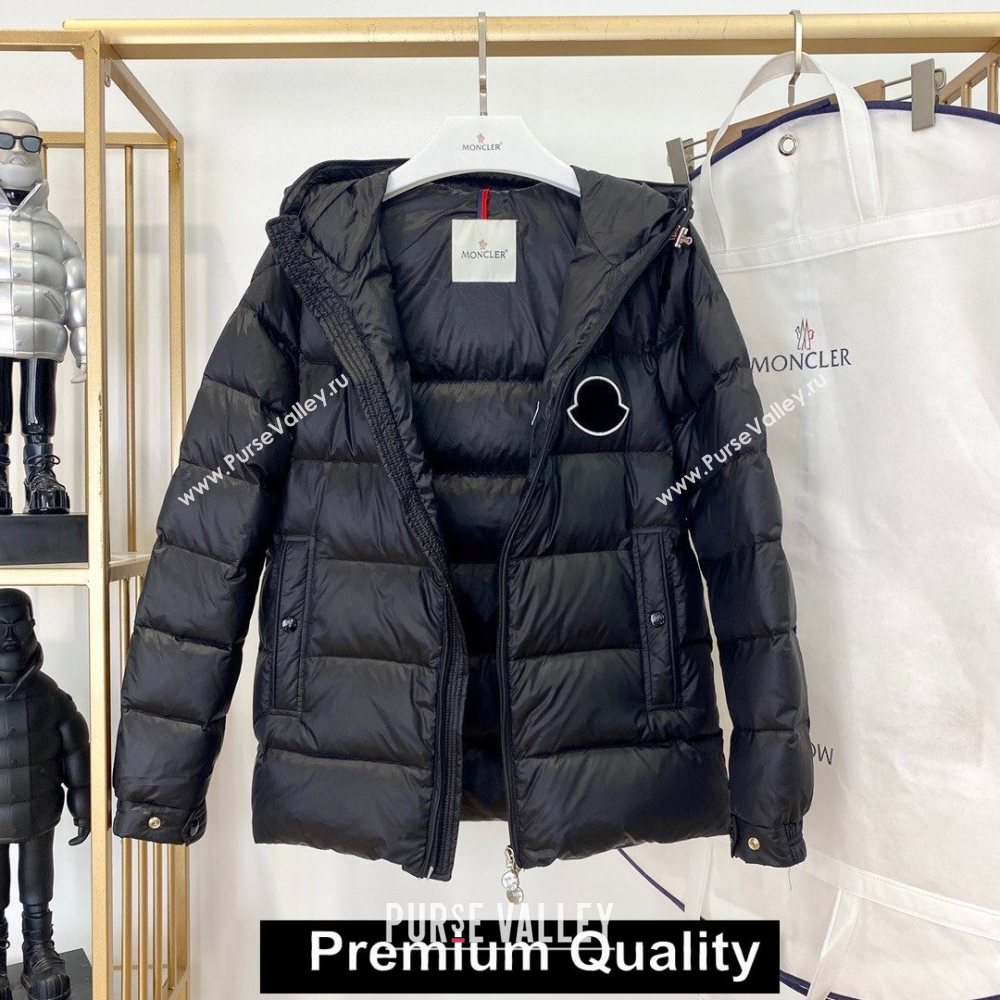 MONCLER HOODED DOWN JACKET BLACK 01 2020 (QIQI-20202517)