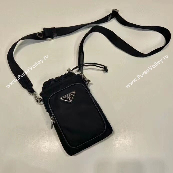 PRADA BLACK Re-Nylon smartphone case 2ZH155 2023 (ZIYIN-231211-01)