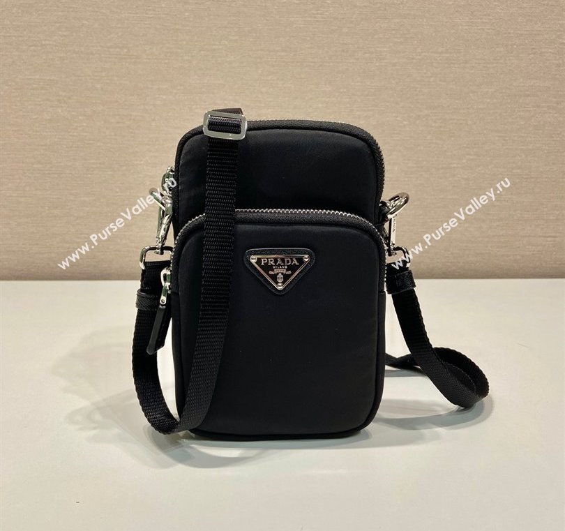 PRADA BLACK Re-Nylon smartphone case 2ZT024 2023 (ZIYIN-231211-02)