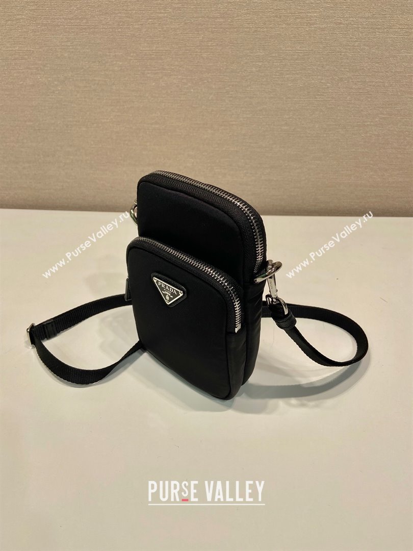 PRADA BLACK Re-Nylon smartphone case 2ZT024 2023 (ZIYIN-231211-02)