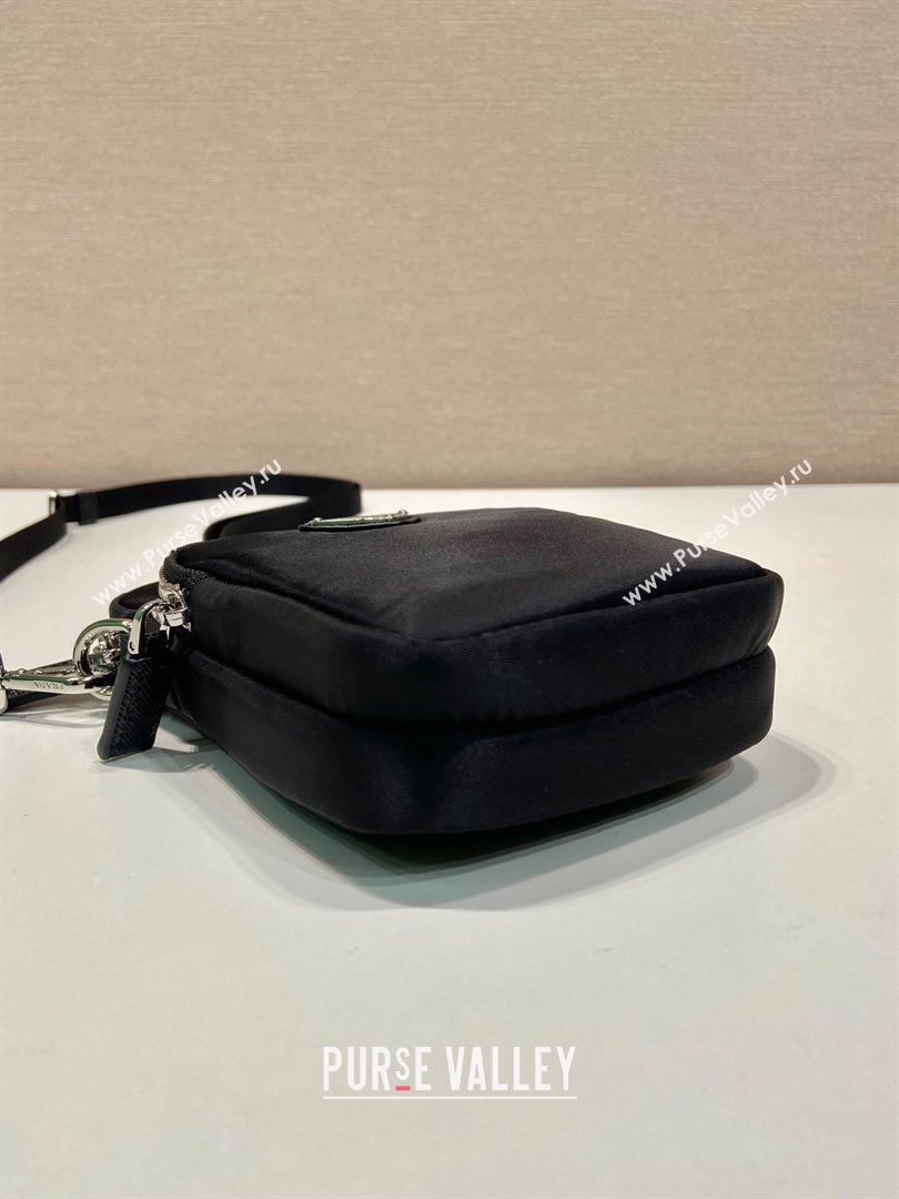 PRADA BLACK Re-Nylon smartphone case 2ZT024 2023 (ZIYIN-231211-02)