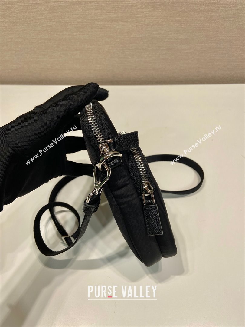 PRADA BLACK Re-Nylon smartphone case 2ZT024 2023 (ZIYIN-231211-02)