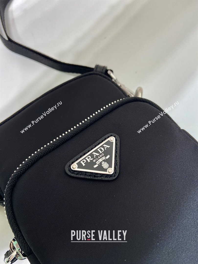 PRADA BLACK Re-Nylon smartphone case 2ZT024 2023 (ZIYIN-231211-02)