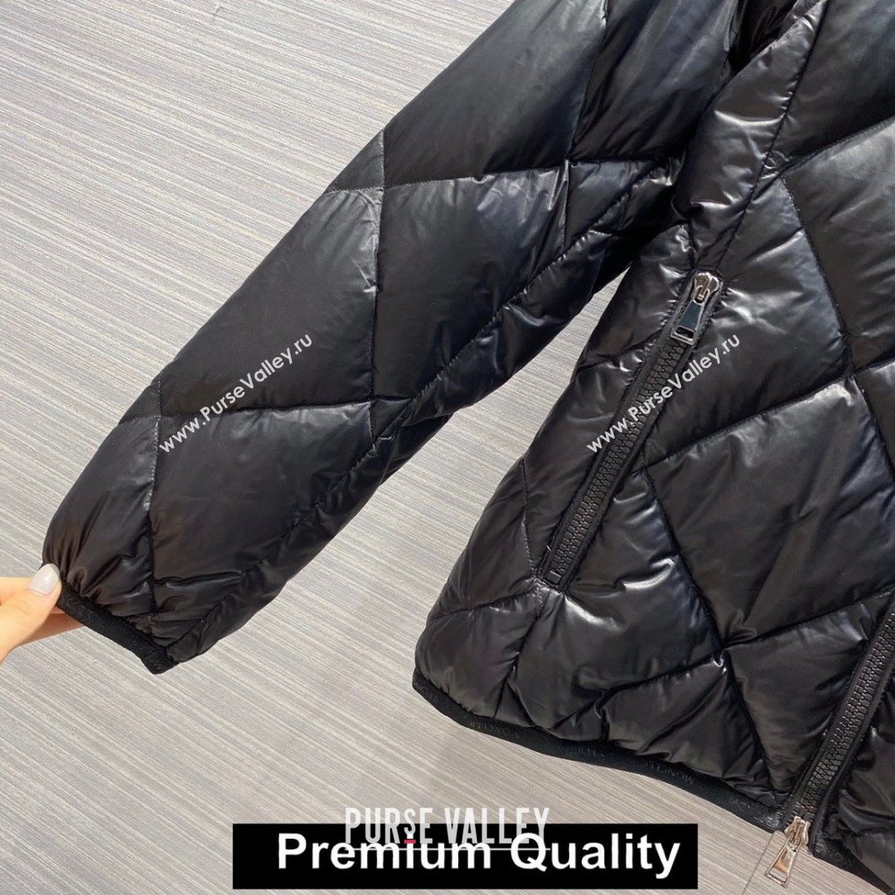 MONCLER HOODED QUILTING DOWN JACKET BLACK 2020 (QIQI-20206914)