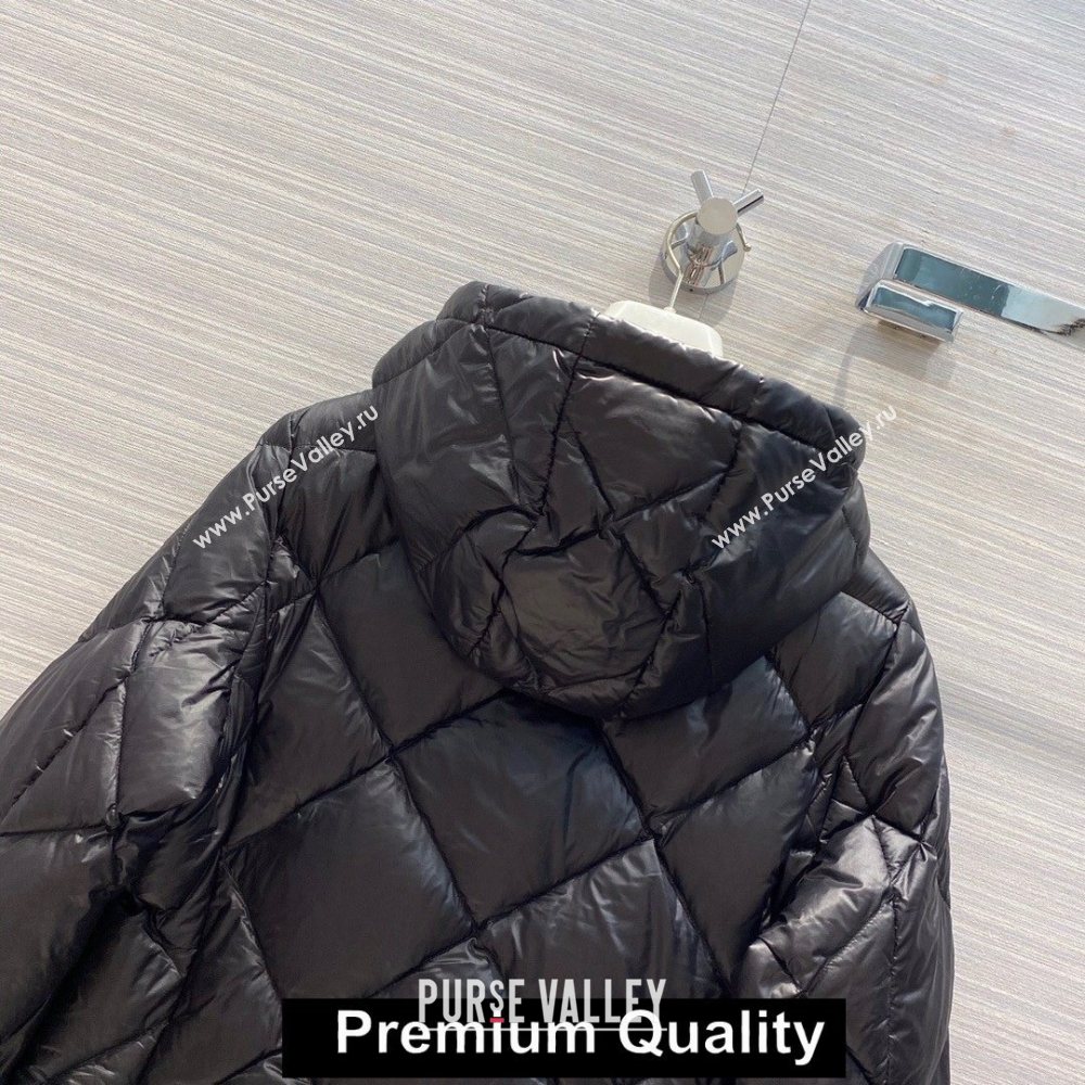 MONCLER HOODED QUILTING DOWN JACKET BLACK 2020 (QIQI-20206914)