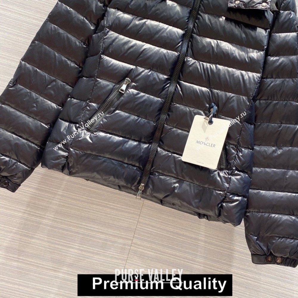 MONCLER BADY GIUBBOTTO HOODED DOWN JACKET BLACK 2020 (QIQI-20203617)
