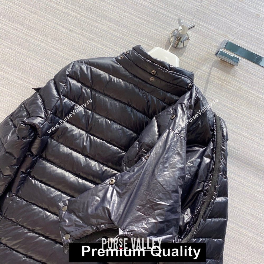 MONCLER BADY GIUBBOTTO HOODED DOWN JACKET BLACK 2020 (QIQI-20203617)
